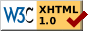 Gültiges XHTML 1.0 Transitional